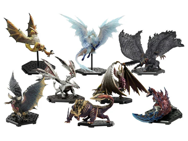 Capcom Figure Builder Monster Hunter Plus 20th Anniversary Best Selection Vol. 2 - 8-Piece Trading Figures Box Set | Collectible Action Figures for Gamers & Anime Fans | Perfect for Display, Gifts, and Monster Hunter Memorabilia Collections