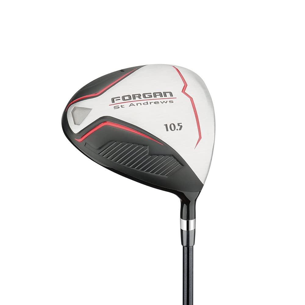 **Forgan of St Andrews F100 Complete Golf Club Set with Bag - Right Handed Men's Clubs for Driving, Chipping & Putting - Perfect for Beginners & Intermediate Golfers**