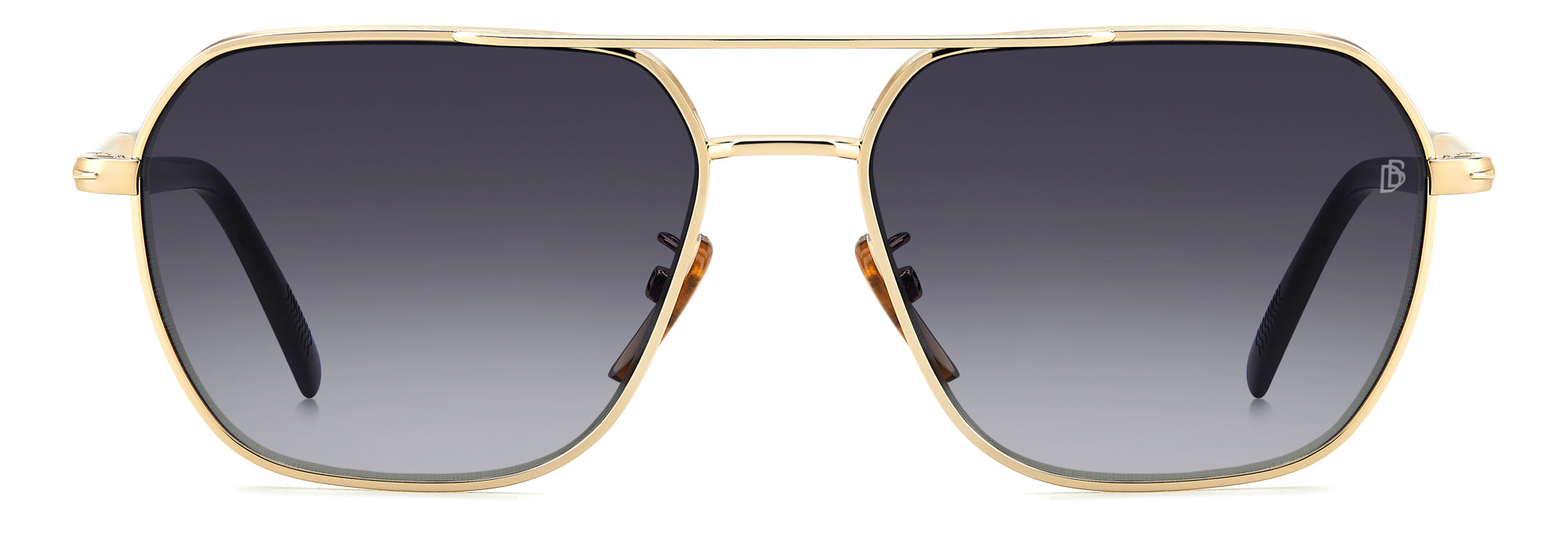 David Beckham DB1128/G/S Men's Sunglasses - Polarized UV Protection Aviator Style for Driving, Outdoor & Fashion