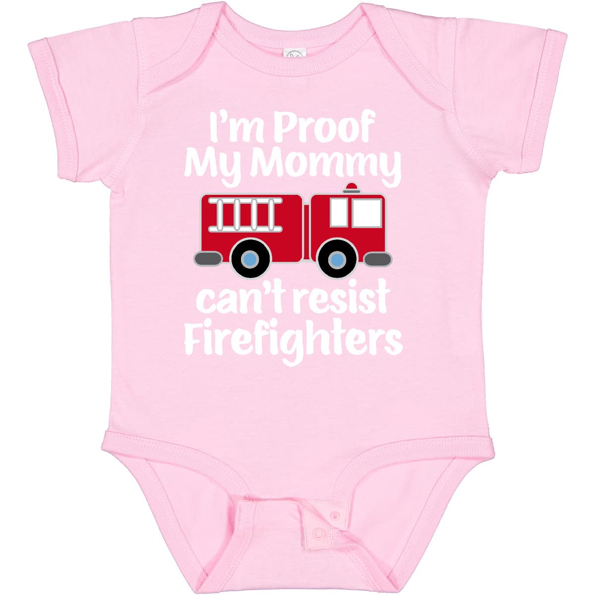Inktastic Firefighter Daddy Baby Bodysuit - Cute Infant Fireman Onesie for Boys & Girls - Perfect for Firefighter-Themed Parties, Family Photos & Everyday Wear