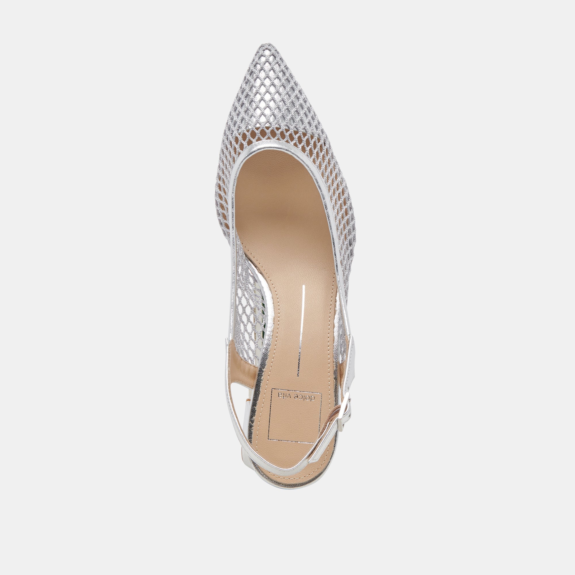 BLONDI Women's Silver Mesh High Heels - Elegant Party & Evening Dress Shoes for Weddings, Prom, and Special Occasions