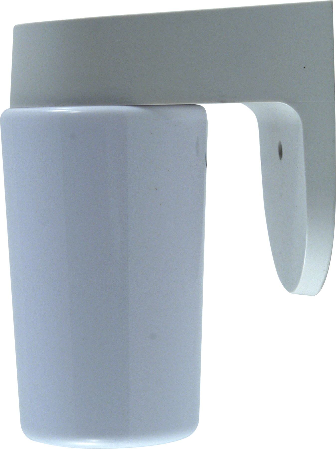 12W LED Flat JAR Wall Light Fixture - 120V White Energy Saving Indoor/Outdoor Lighting for Hallway, Porch, Garage & Patio