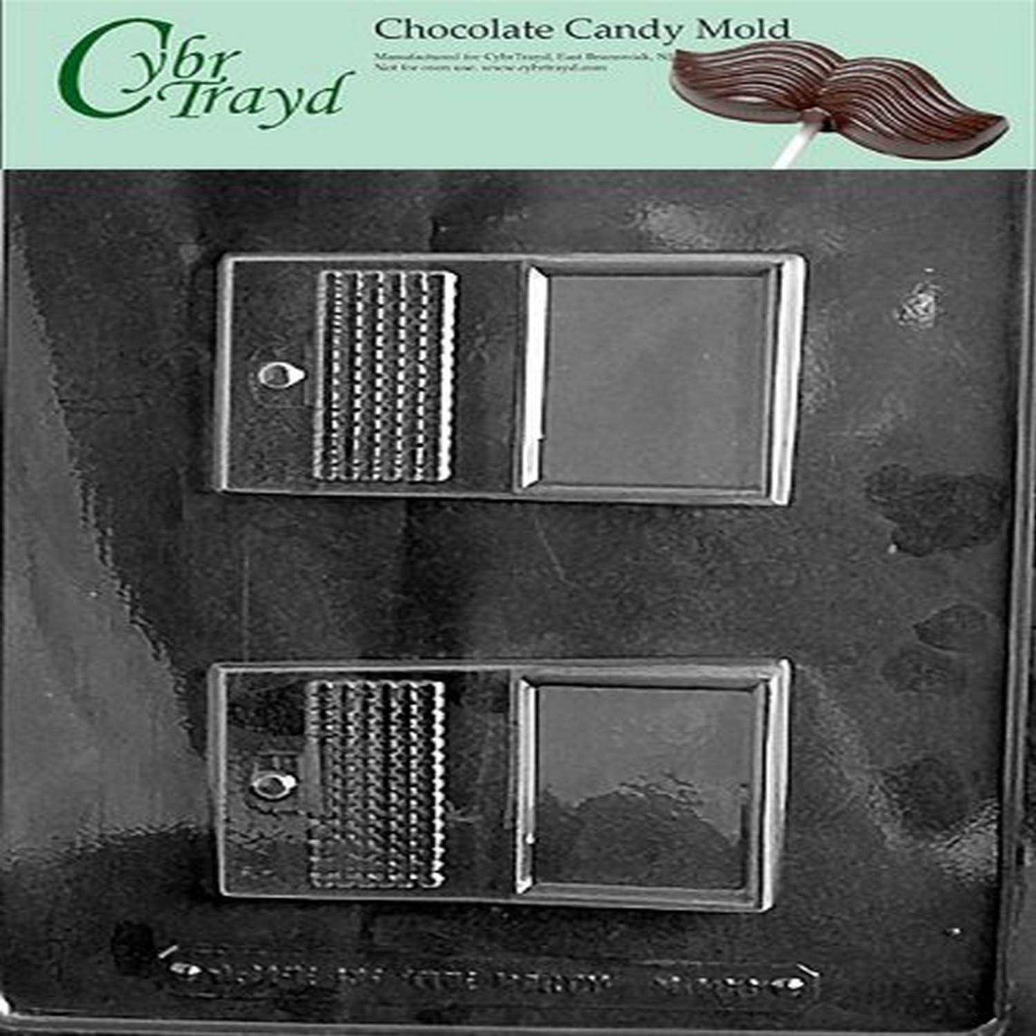 Cybrtrayd Silicone Chocolate Candy Mold for Laptop Computer - DIY Baking Decorations for Birthday, Halloween, Christmas Party Treats