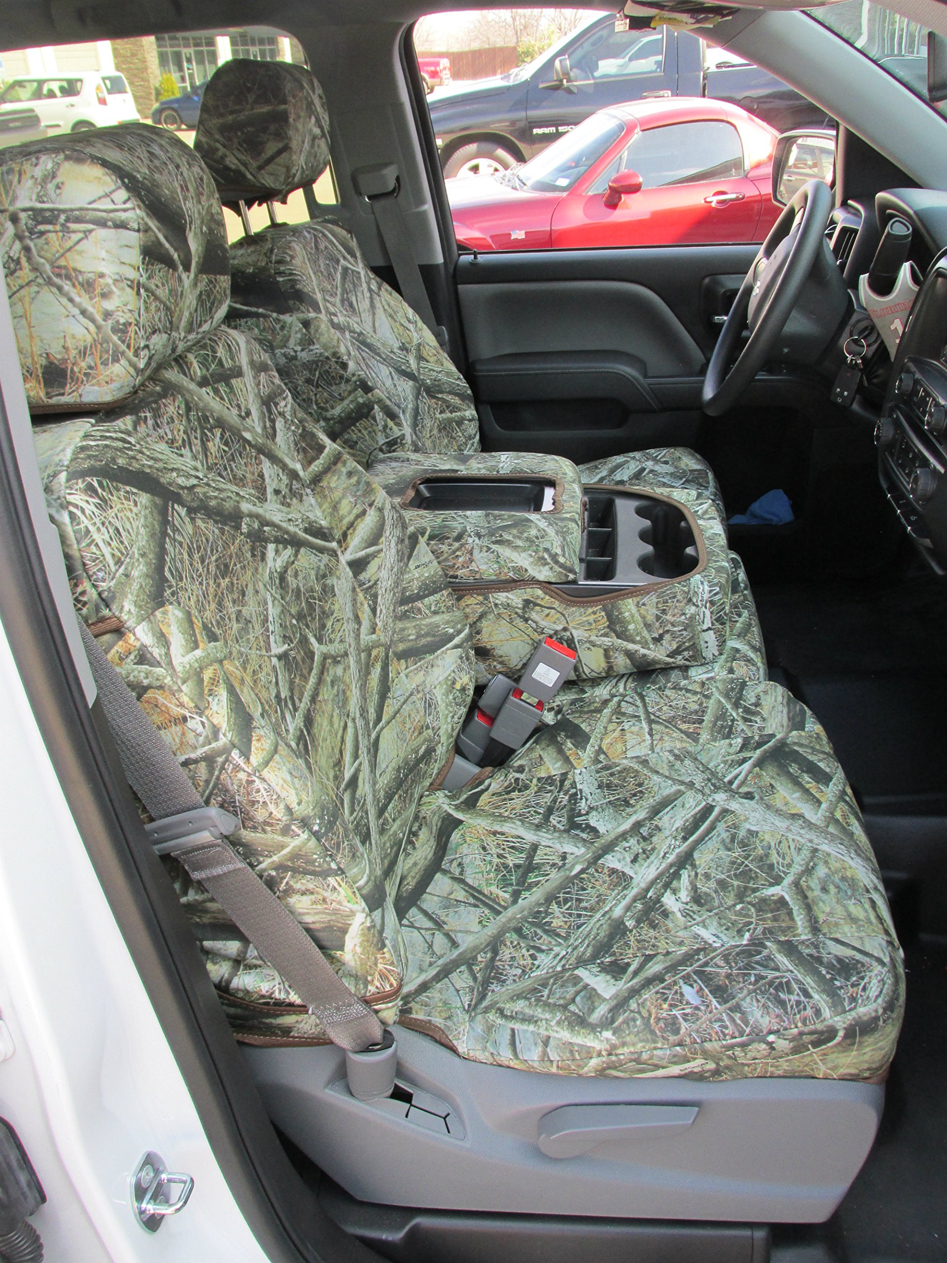 Durafit Custom Fit Seat Covers for 2014-2020 Chevy Silverado Truck - Camo Endura Material Front & Rear Set | Waterproof & Durable Protection for Off-Roading, Hunting & Work Trucks