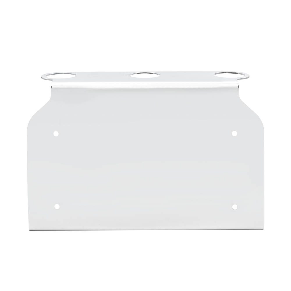 Triple Soap Dispenser Holder - Chrome Finish for Bathroom & Kitchen Organization | Modern Soap Pump Stand for Countertop | Perfect for Home, Office, and Salon Use