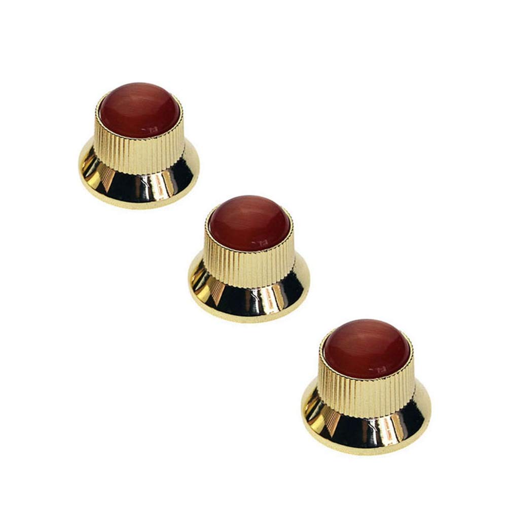 ARTIBETTER 3-Piece Metal Electric Guitar Knobs - Replacement Parts for Gibson, Fender & More | Perfect for Tone & Volume Control Upgrades