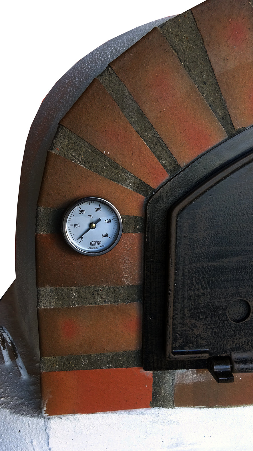 Premium Rustic Arch Pizzaioli Hybrid Pizza Oven - Outdoor Wood & Gas Pizza Maker for Backyard, Patio, and Garden Cooking | Perfect for Italian Pizza, Bread, and Roasting