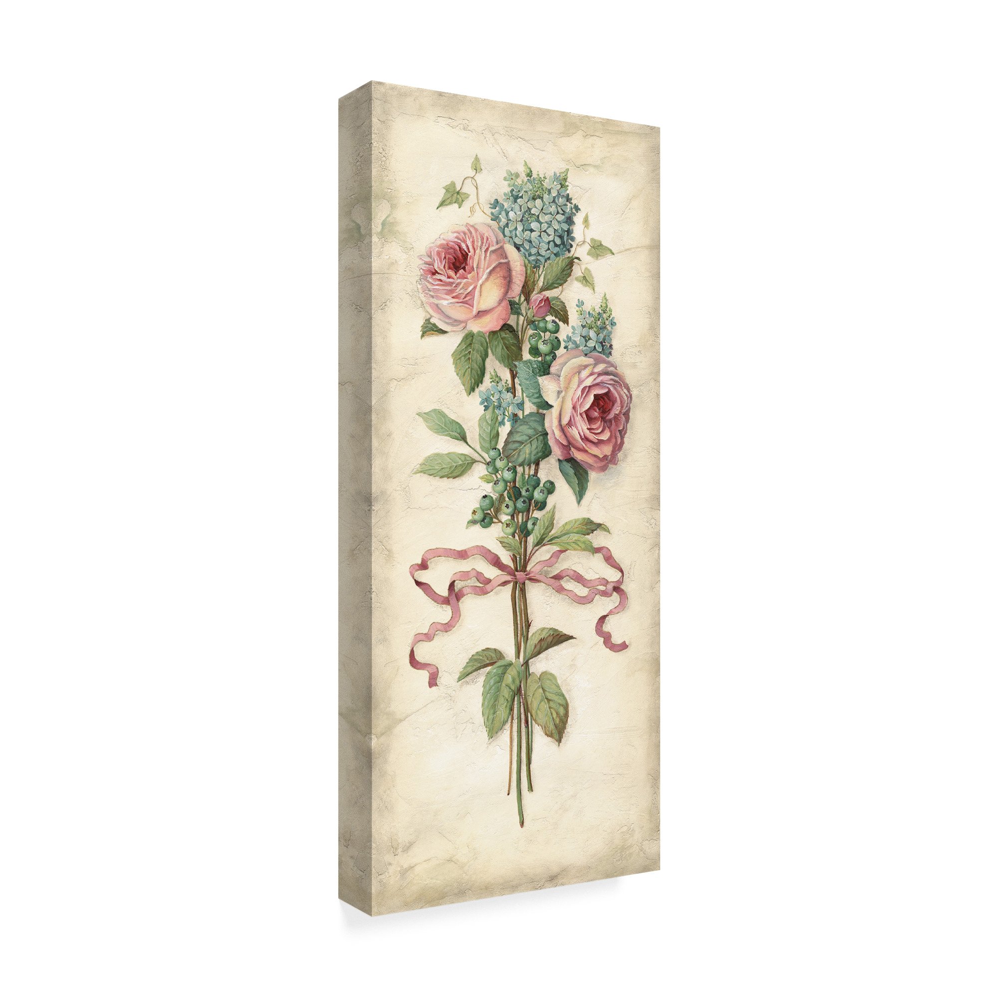 Lisa Audit Rose Bouquet 1 - 14x32 Inch Floral Wall Art Print for Living Room, Bedroom & Office Decor | Perfect Gift for Home & Wedding
