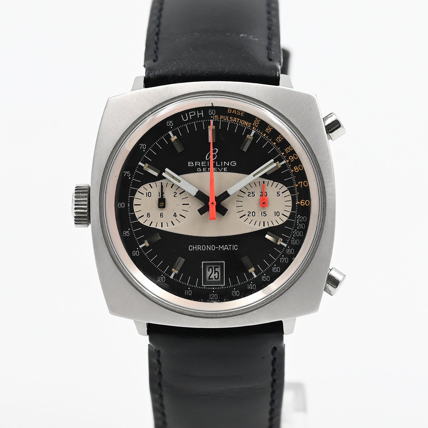 Vintage Breitling Chrono Matic 1969 Men's Automatic Watch - Luxury Retro Chronograph for Collectors & Special Occasions