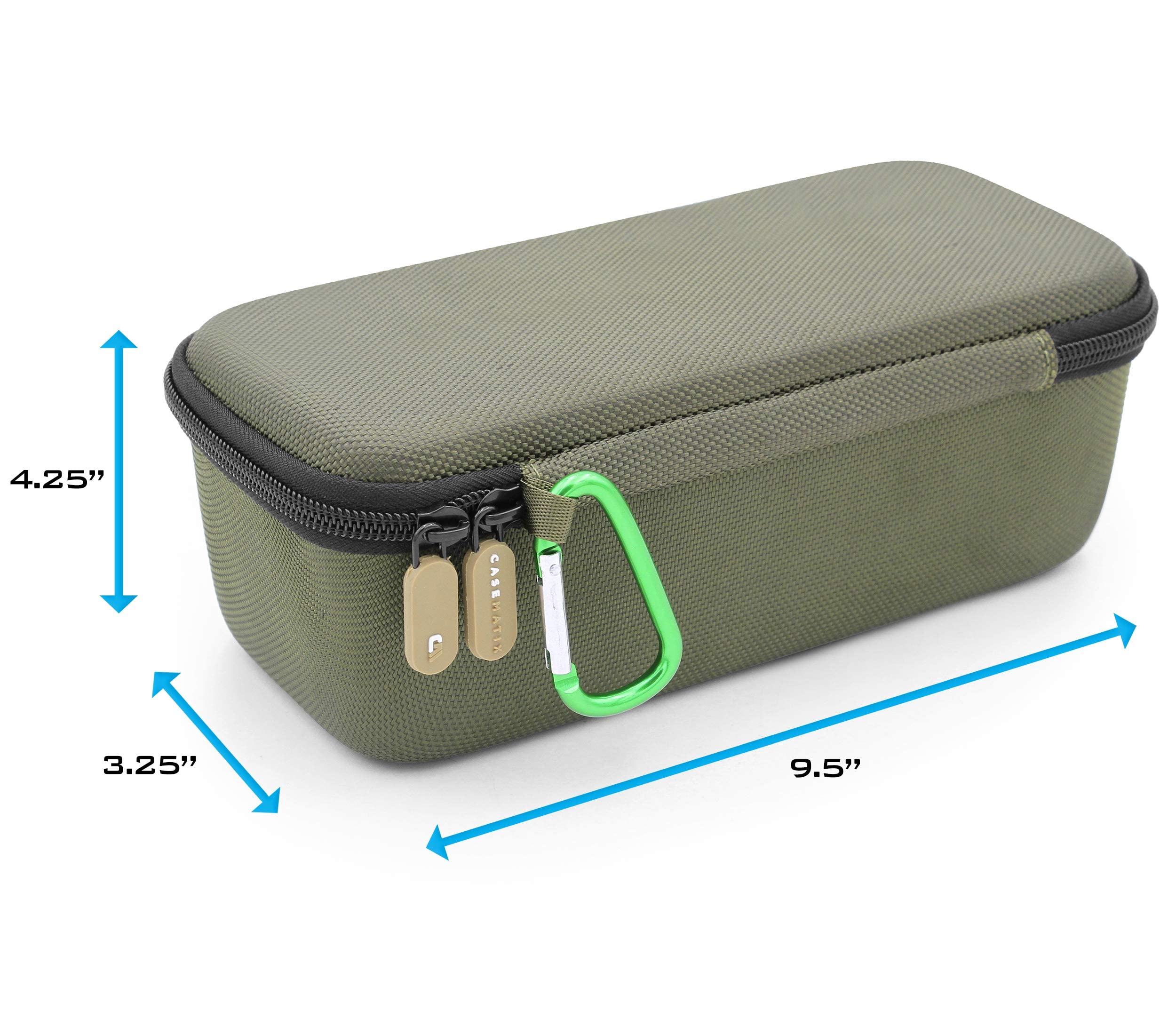 CASEMATIX Protective Carrying Case for Bose Soundlink Flex Bluetooth Speaker - Durable Rugged Cover with Clip-On Carabiner & Drop Protection - Perfect for Travel, Hiking, and Outdoor Adventures