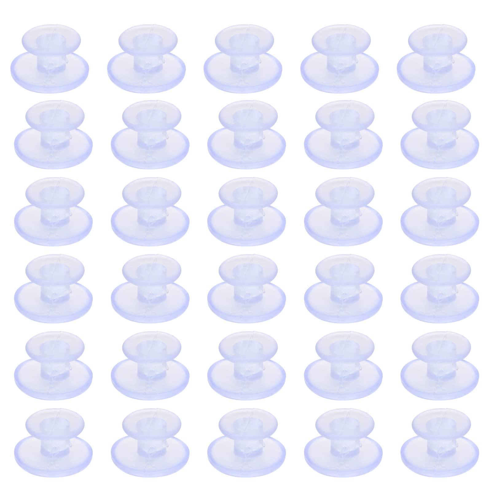 300Pcs Clear Plastic Shoe Buckle Buttons - DIY Shoe Charms, Wristband Jewelry & Craft Accessories for Kids - Perfect for DIY Projects, Shoe Decorations & Fashion Accessories