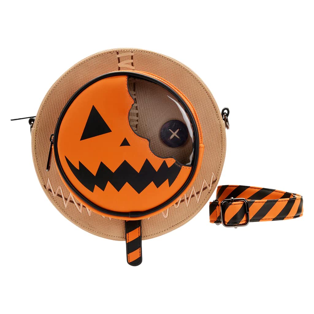 Loungefly Trick or Treat Sam Lollipop Crossbody Bag - Cute Halloween Themed Mini Purse for Women | Perfect for Costume Parties, Trick-or-Treating & Disneybounding