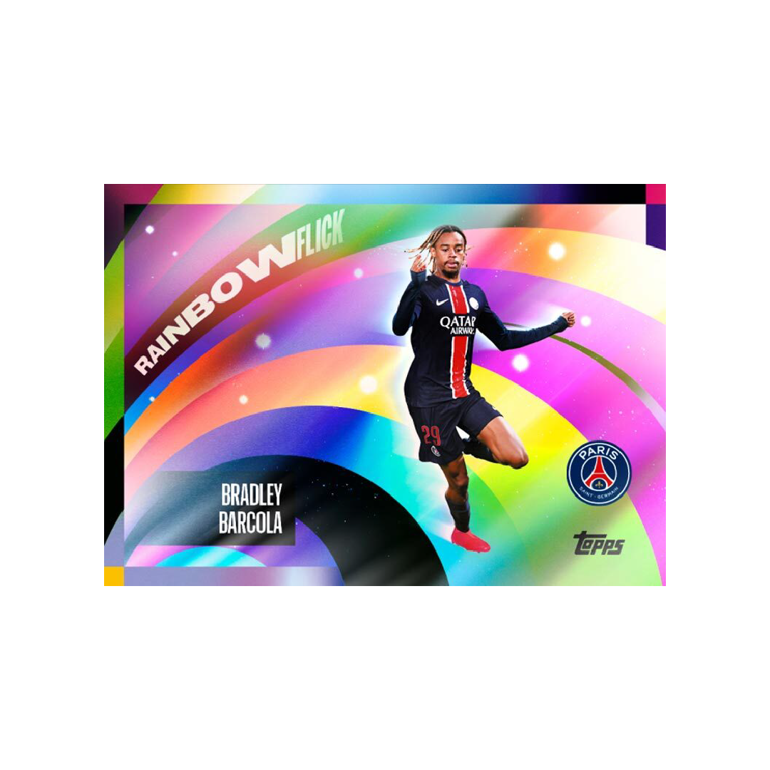 Topps Paris Saint Germain 2024/25 Team Set Soccer Trading Cards - Official PSG Player Collection for Collectors & Fans