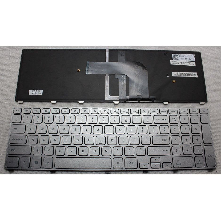 Dell Inspiron 17 7000 Series Laptop with Backlit English Keyboard - Silver (Model 7737/7746, P4G0N/0P4G0N) | Ideal for Business, Gaming & Home Office Use