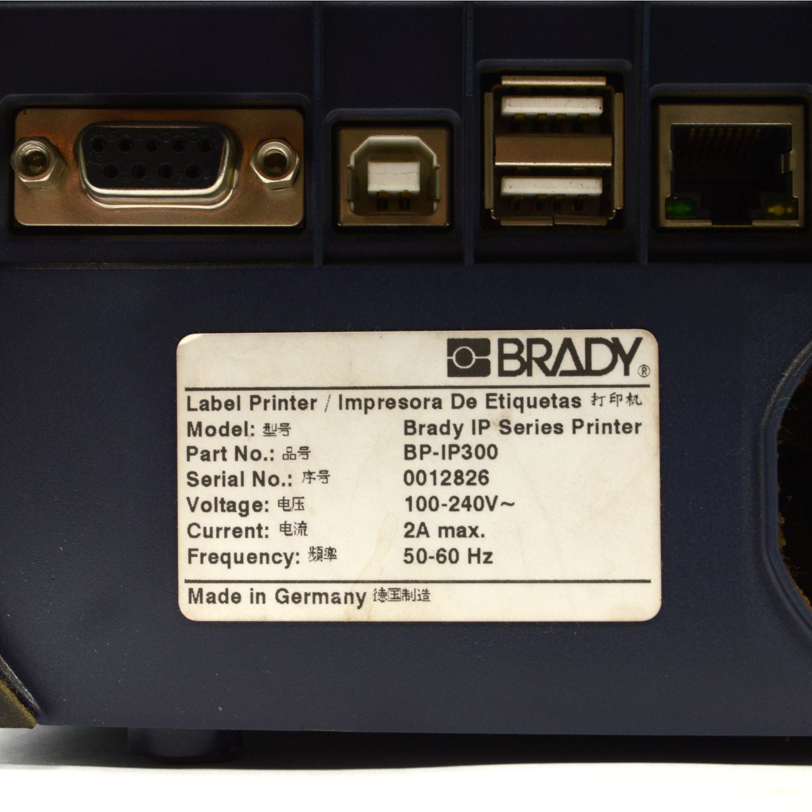 Refurbished BRADY BP IP300 Desktop Thermal Transfer Label Printer - Tested & Working | Perfect for Shipping, Inventory & Barcode Labels in Warehouses & Offices