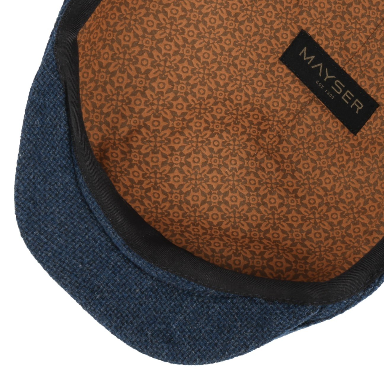 Mayser Sidney Hunter Flat Cap for Men - Classic Wool Newsboy Hat for Casual & Outdoor Wear - Perfect for Golf, Hiking, and Daily Fashion