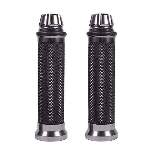 Keenso CNC Aluminum Motorcycle Handlebar Grips - 7/8
