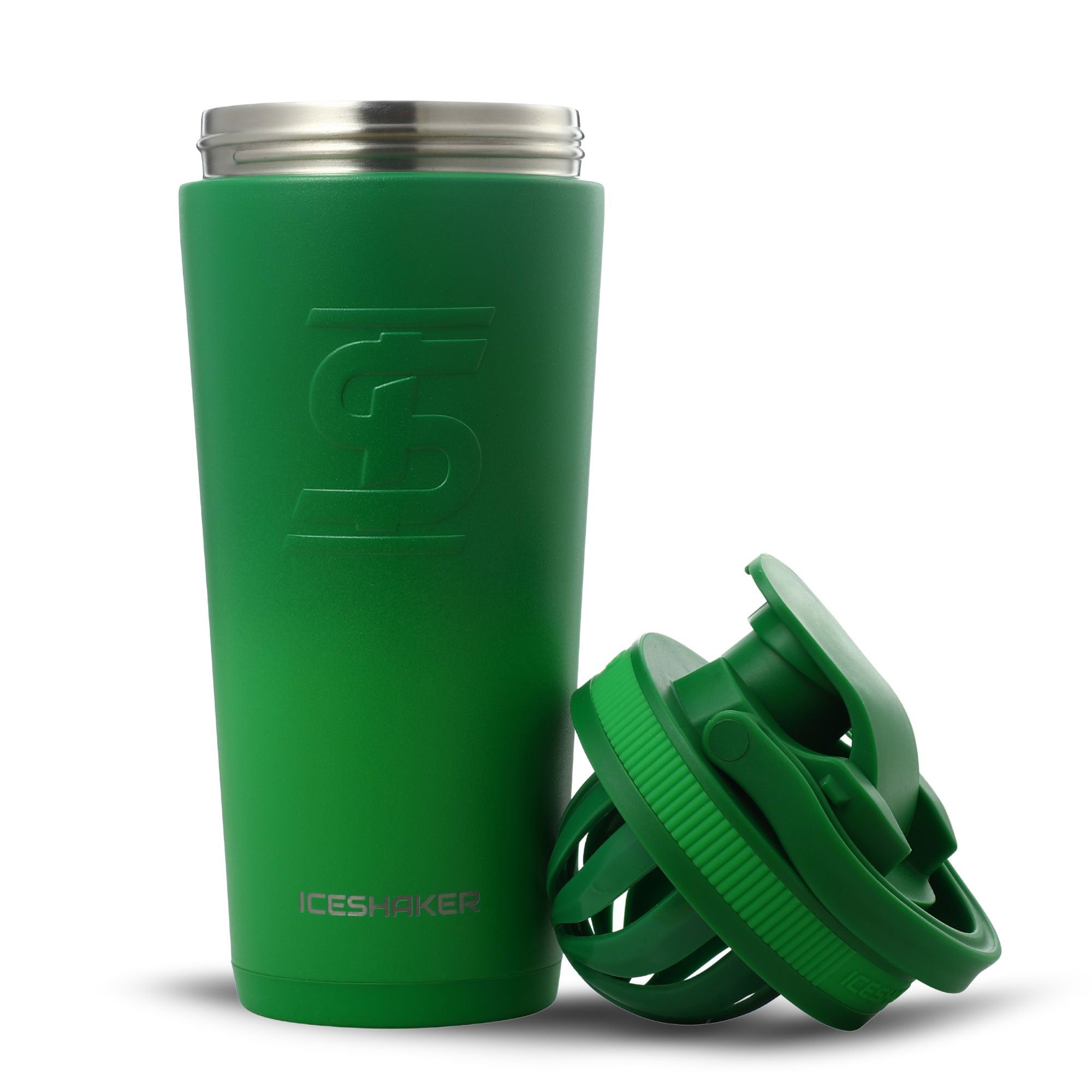 26oz Insulated Stainless Steel Water Bottle - Green Color Rush | Leakproof & Sweatproof Design for Gym, Workouts & Outdoor Activities