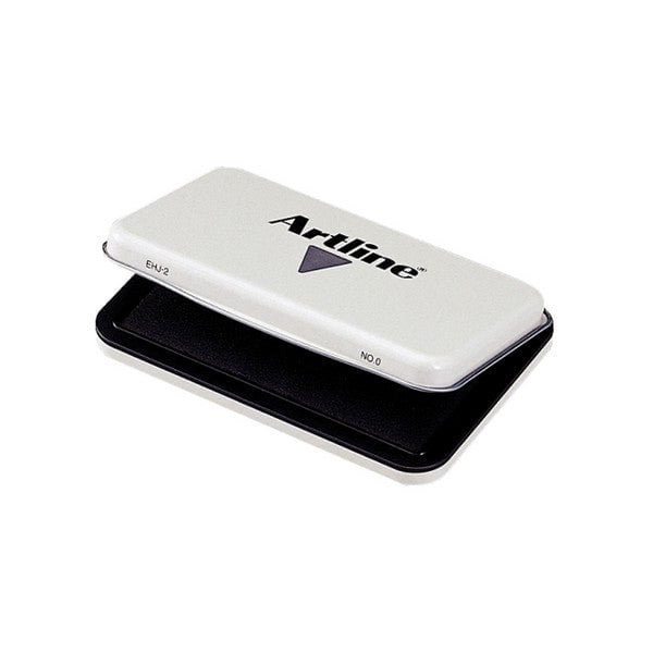 Artline EHJ 2 Black Ink Stamp Pad - 56mm x 90mm Self-Inking Stamp for Office, School & Document Signing | Ideal for Business, Notary & Craft Projects