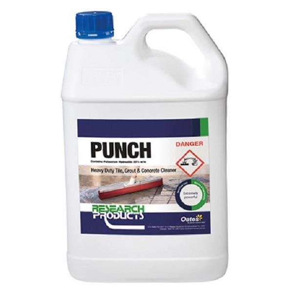 Powerful Punch Concentrated Heavy Duty Tile and Grout Cleaner - Removes Tough Stains & Restores Shine - Perfect for Bathrooms, Kitchens & Showers