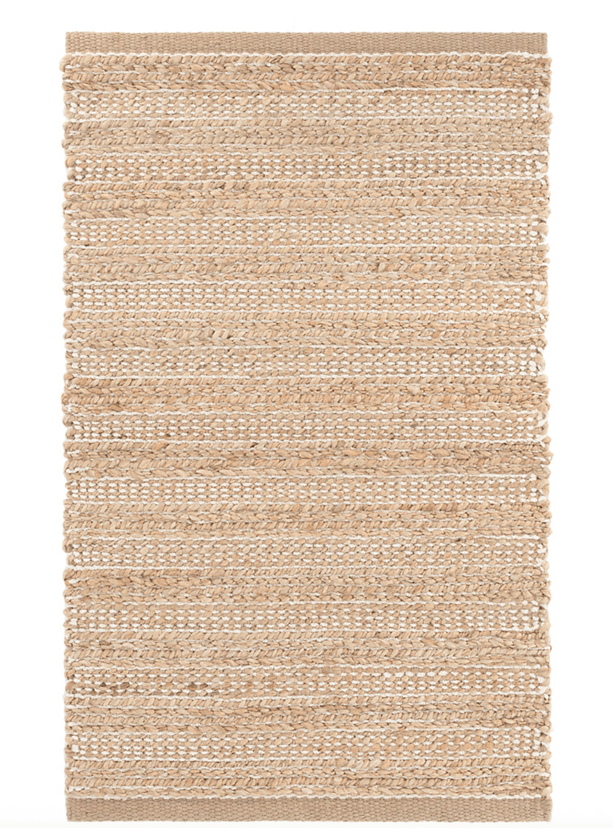 Simba Ivory Handwoven Jute Rug - Natural Fiber Area Rug for Living Room, Bedroom & Boho Decor | Eco-Friendly Home Accent