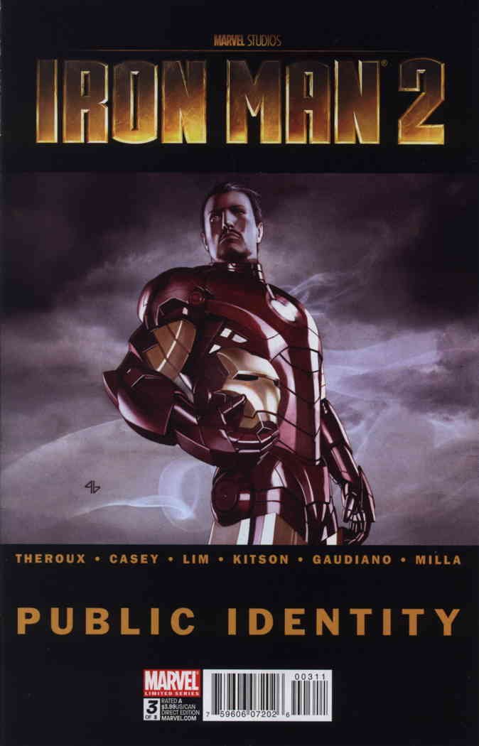 Iron Man 2: Public Identity #3 VG - Marvel Comic Book | Collectible Superhero Graphic Novel for Fans & Investors | Perfect for Display, Gifts & Comic Collections