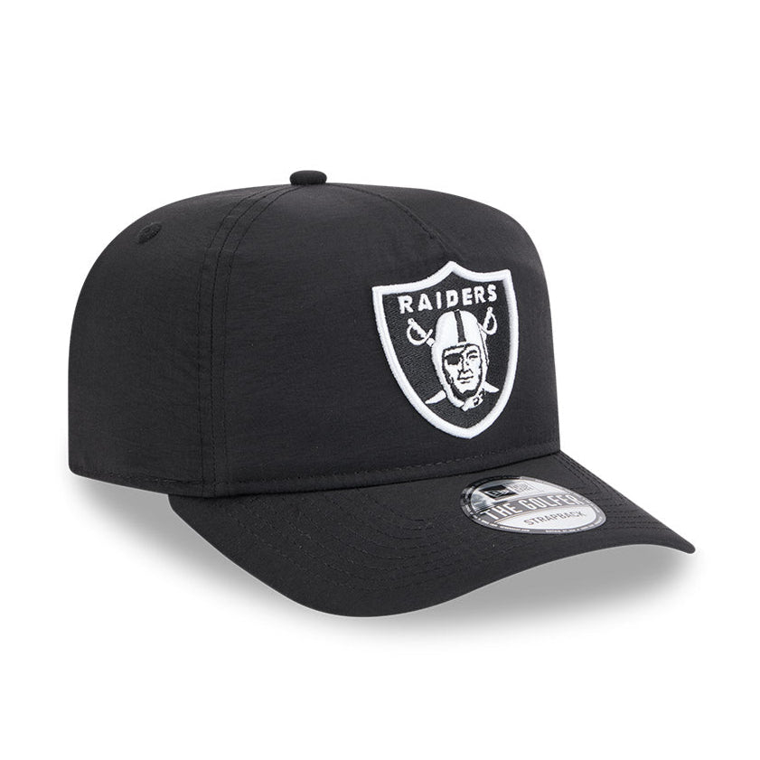 New Era Las Vegas Raiders Strapback Golf Hat - Adjustable Nylon Snapback Cap for Men & Women - Perfect for Golf, Sports & Casual Wear