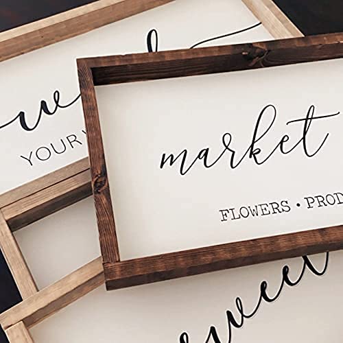 Rustic Farmhouse Wooden Wall Art Sign - Get Naked Framed Home Decor (8