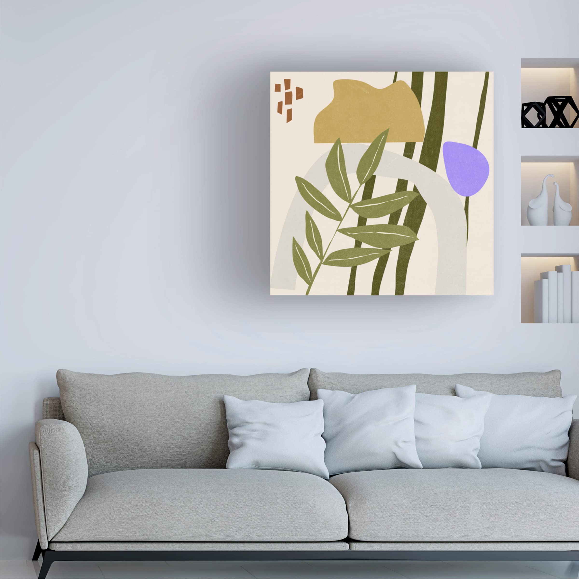 Trademark Fine Art 'Far Away Place IV' Canvas Wall Art by Melissa Wang - Perfect for Living Room, Bedroom & Office Decor