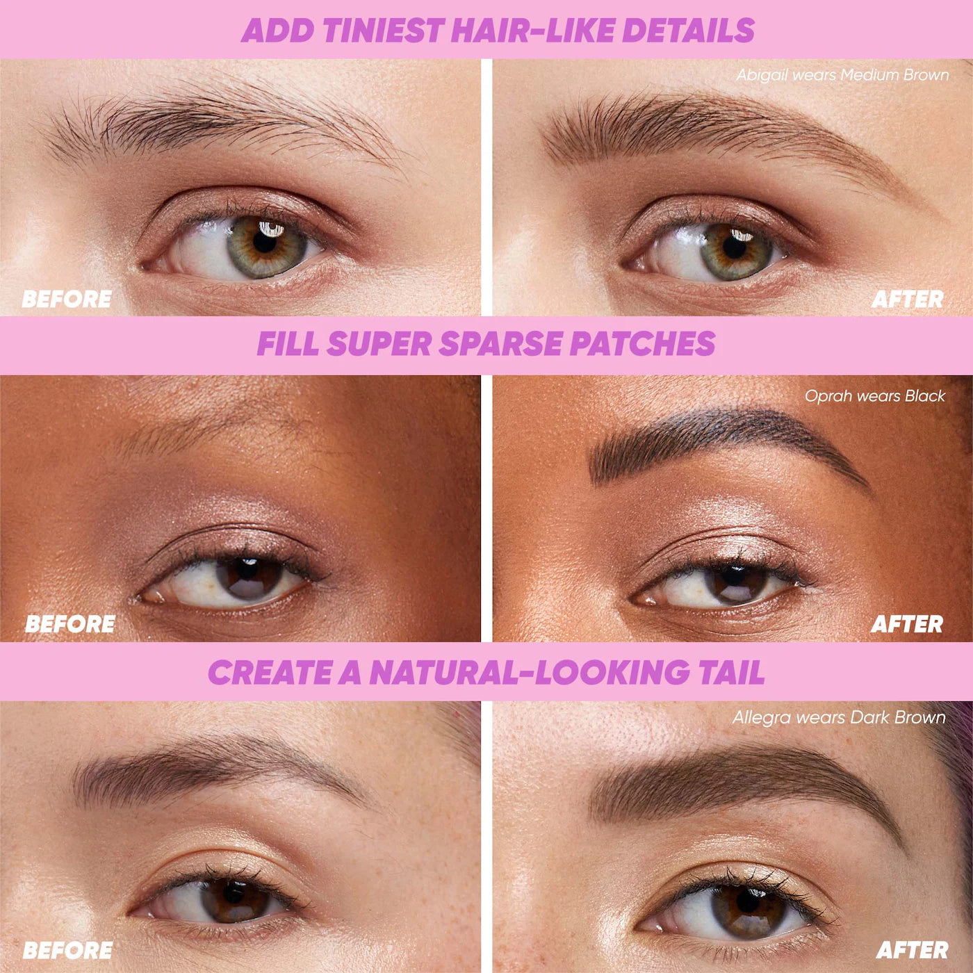 Kosas Brow Pop Nano Ultra Fine Detailing & Feathering Eyebrow Pencil - Natural-Looking Brows for All-Day Wear (Multiple Shades) | Perfect for Everyday Makeup & Professional Brow Styling
