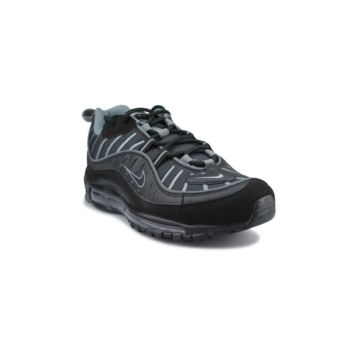 Nike Air Max 98 Men's Running & Casual Sneakers - Black/White (Ci3693-002) - Size 12 | Comfortable Athletic Shoes for Jogging, Gym Workouts & Everyday Wear