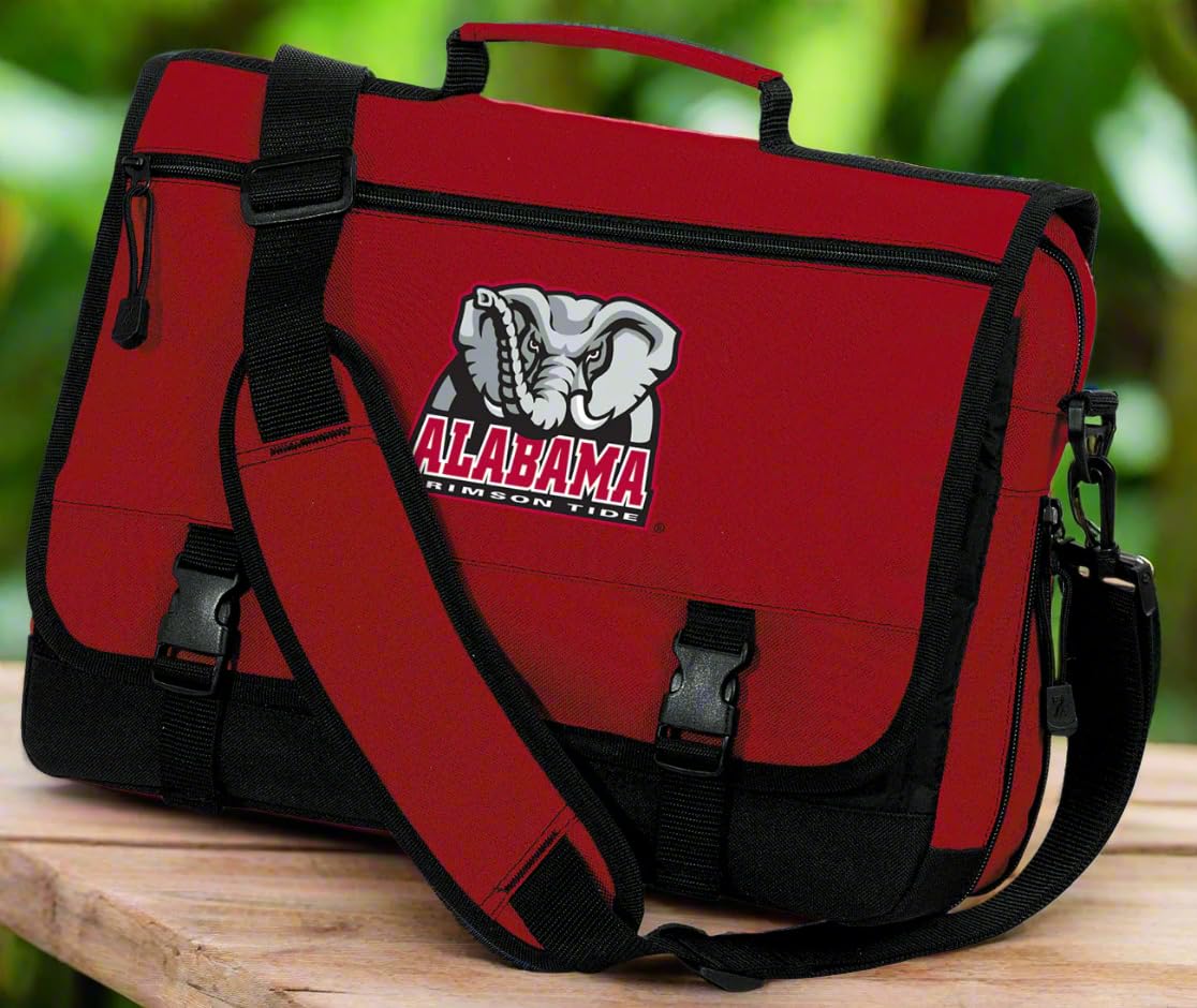 University of Alabama Laptop Messenger Bag - Durable Briefcase for Students & Professionals, Perfect for Campus, Work & Travel