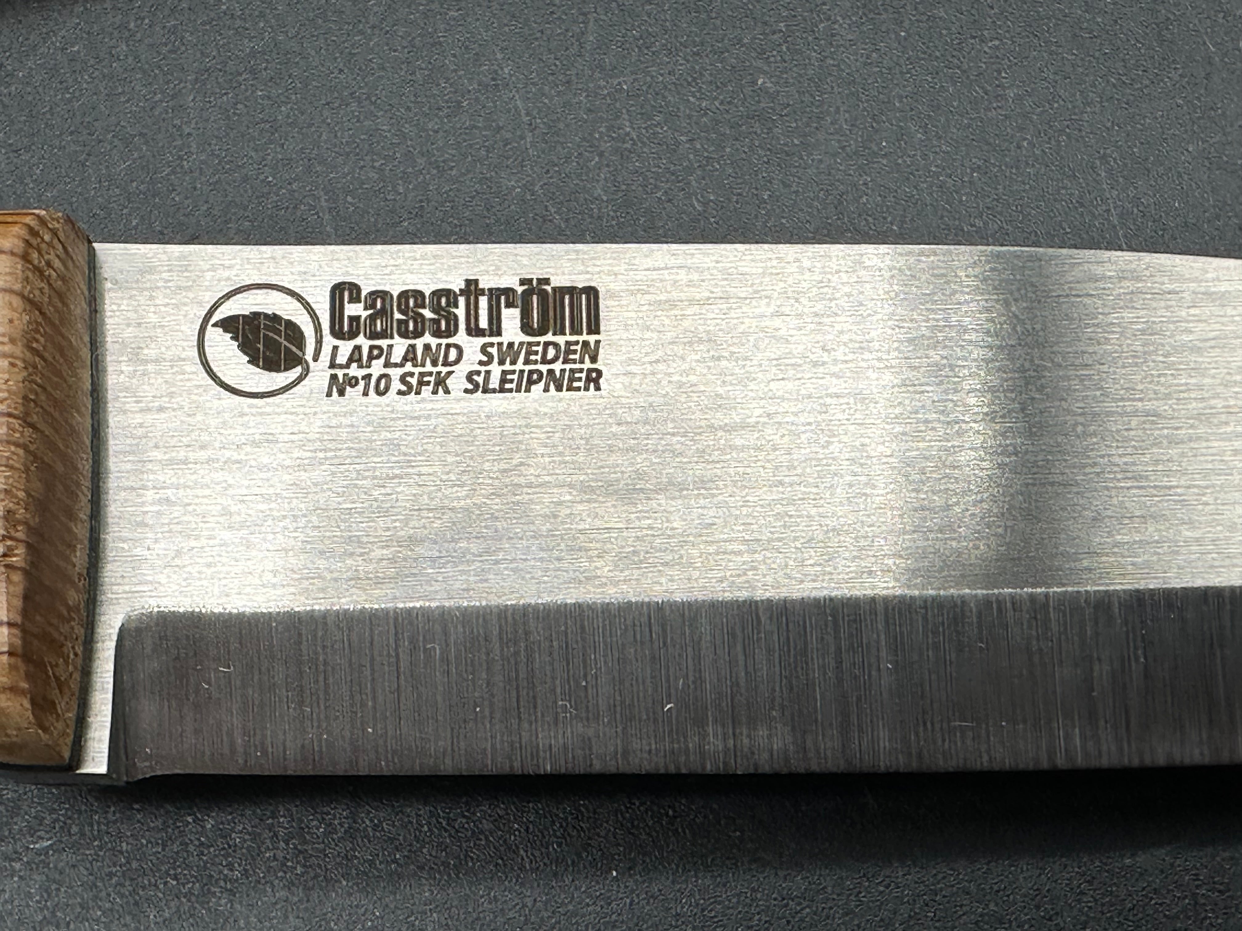 Casstrom No.10 Swedish Forest Knife - High Carbon Sleipner Steel Blade with Oak Handle | Bushcraft, Camping & Outdoor Survival Tool