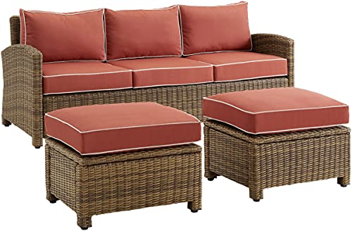 Brown With Sangria Cushions