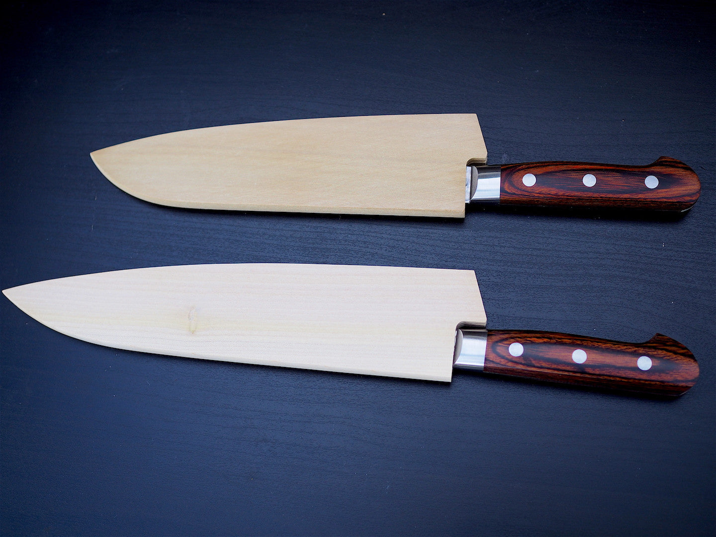Premium Magnolia Wood Knife Sheath (Saya) for Gyuto 20-21cm - Perfect for Japanese Chef Knives, Kitchen Storage & Travel Protection