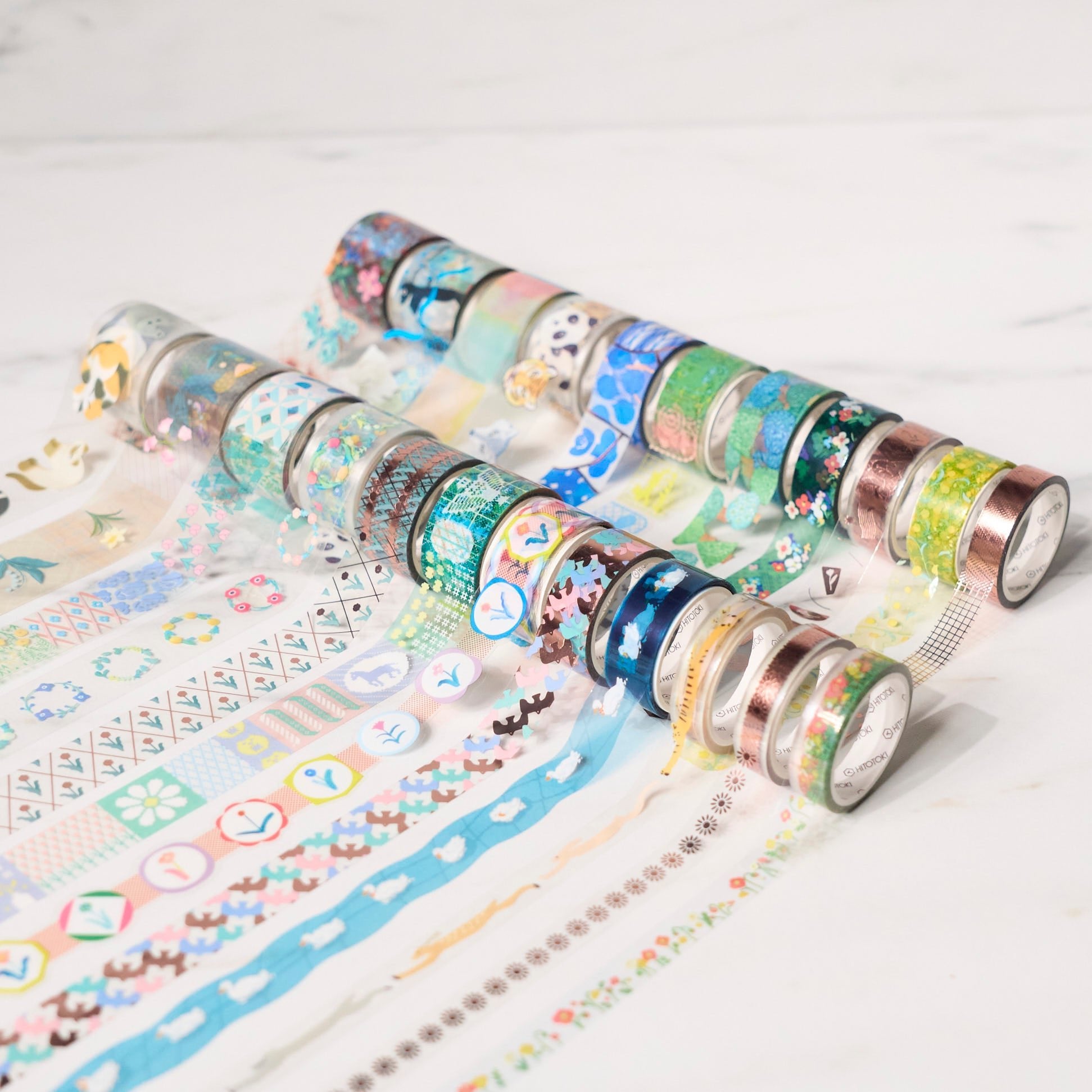 KING JIM 4th Edition SODA Decoration Masking Tape - Creative DIY Scrapbooking, Washi Tape for Journaling, Gift Wrapping & Home Decor
