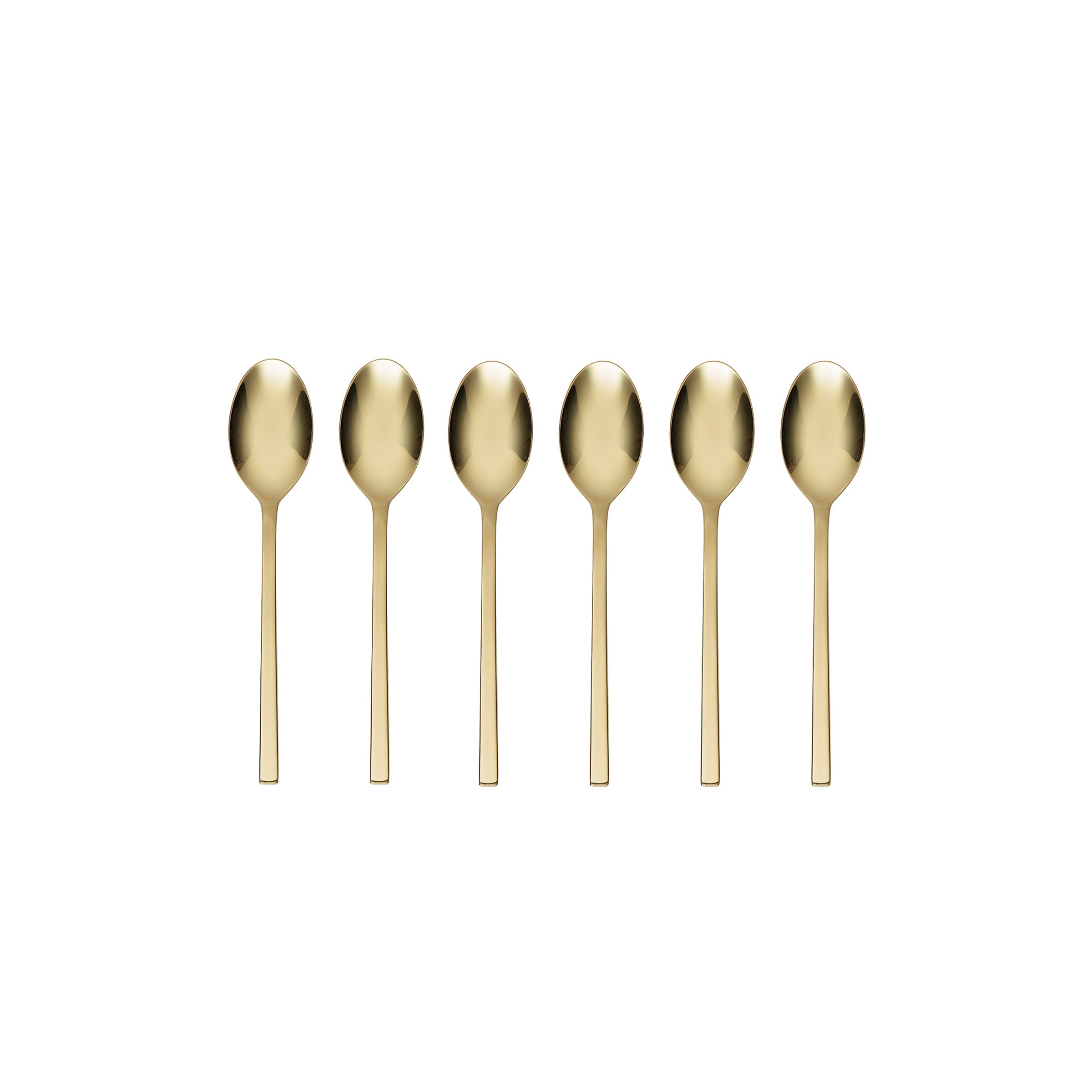 Allay Champagne Teaspoon Set of 6 - Premium Stainless Steel Dessert Spoons for Champagne, Cocktails, and Fine Dining - Perfect for Parties, Weddings, and Elegant Gatherings