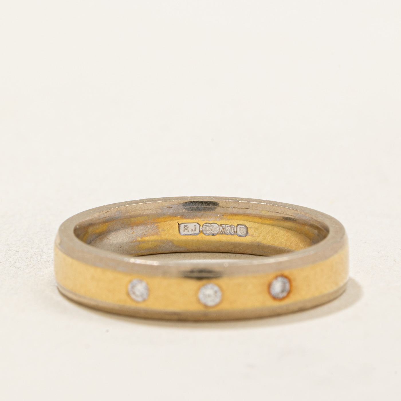 0.04ctw London Three Stone Diamond Ring - Size 7.75 | Elegant Engagement & Wedding Band for Women | Perfect for Proposals, Anniversaries & Special Occasions