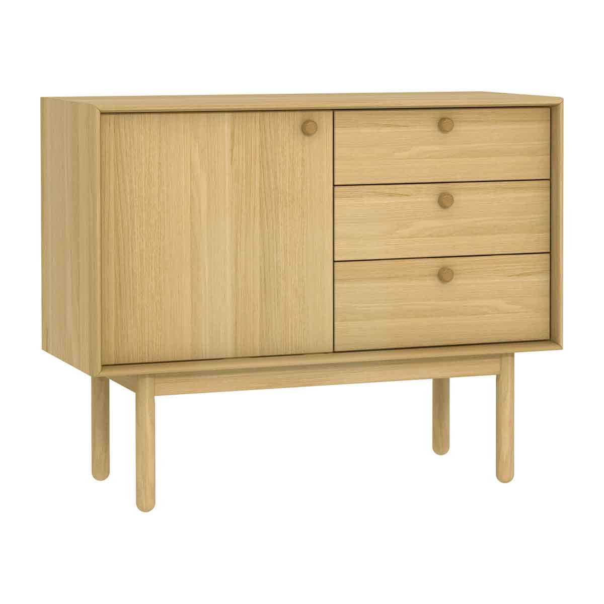 Modern Koto Small Sideboard - Minimalist Wooden Buffet Cabinet for Dining Room, Living Room & Entryway Storage | Compact & Stylish Home Decor