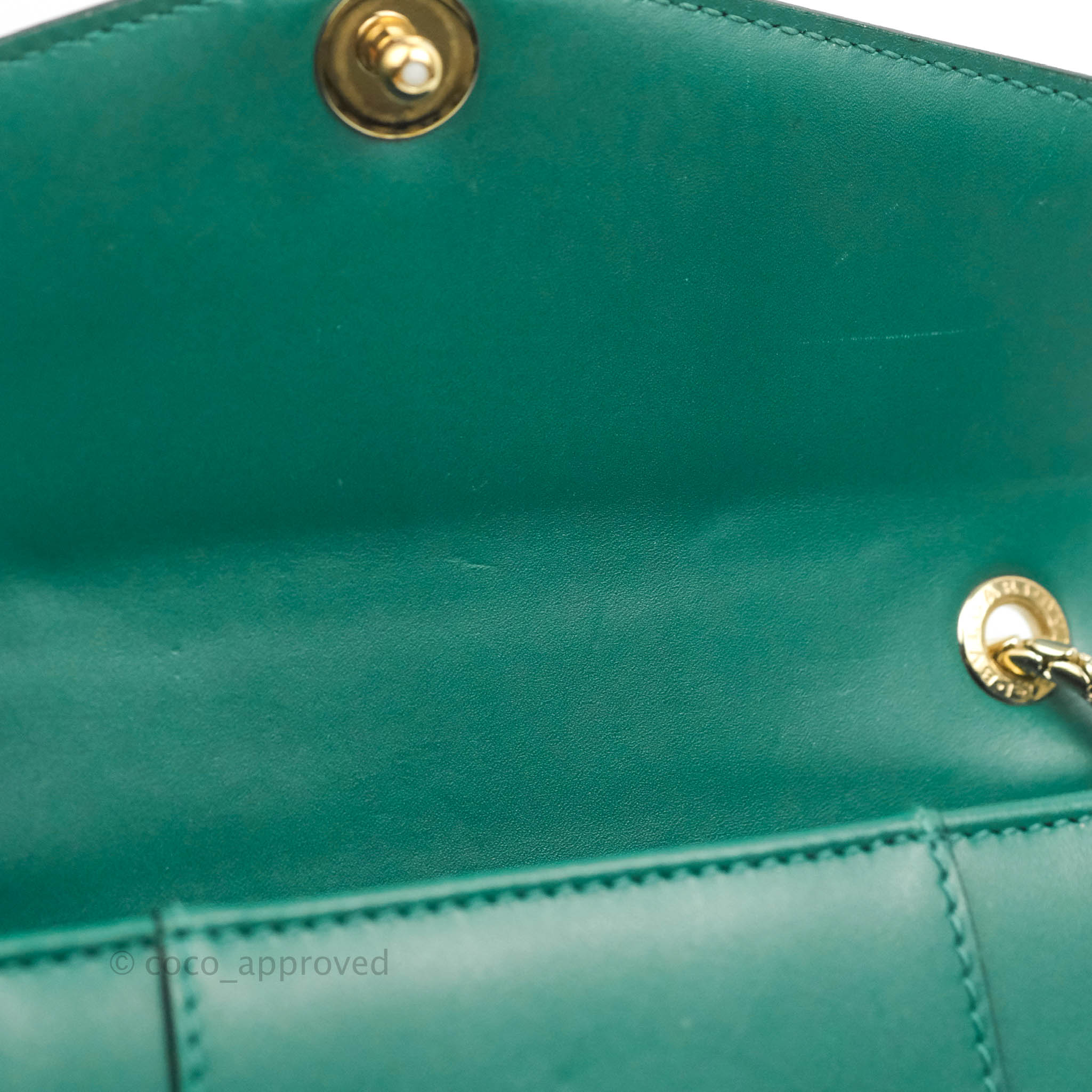 Bvlgari Serpenti Forever Small Crossbody Bag in Emerald Green with Gold Hardware | Luxury Designer Shoulder Purse for Women | Perfect for Evening Parties, Date Nights & Special Occasions