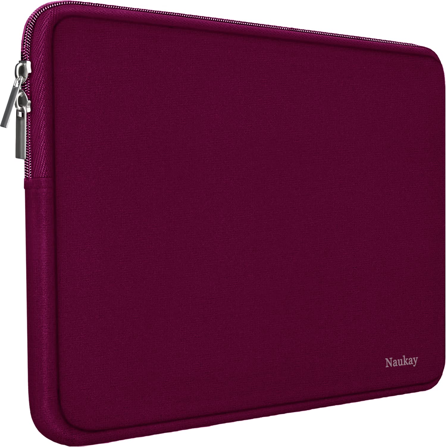 Premium 13-13.3 Inch Neoprene Laptop Sleeve - Shockproof & Water-Resistant Case for MacBook Pro/Air, Notebook & Tablet - Wine Red - Perfect for Travel, Office & School Use