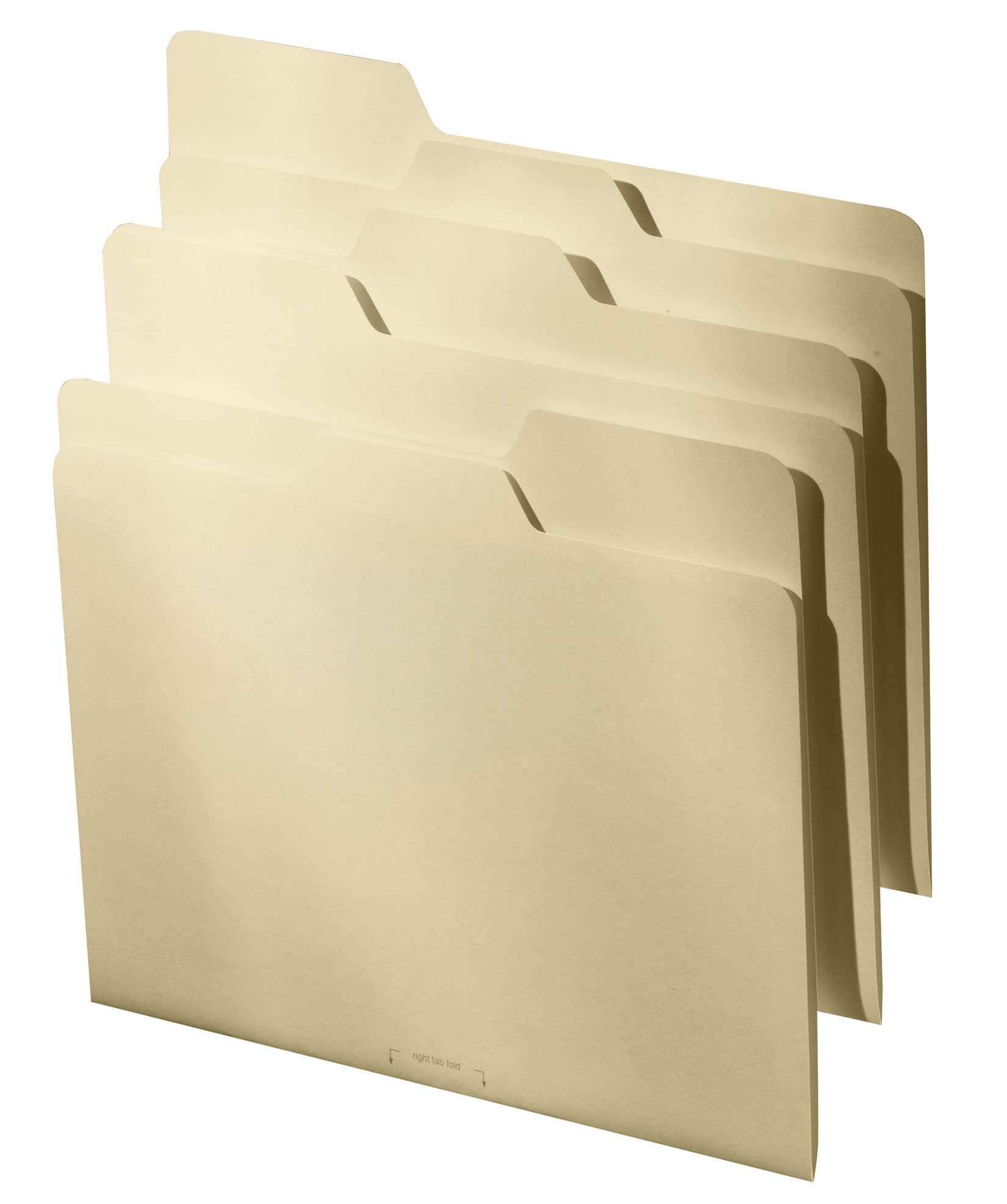 FT07057 Manila Tab File Folders - Letter Size, 1/3 Cut, 9-Pack | Durable Office & School Supplies for College Students | Perfect for Organizing Documents, Homework, and Office Files