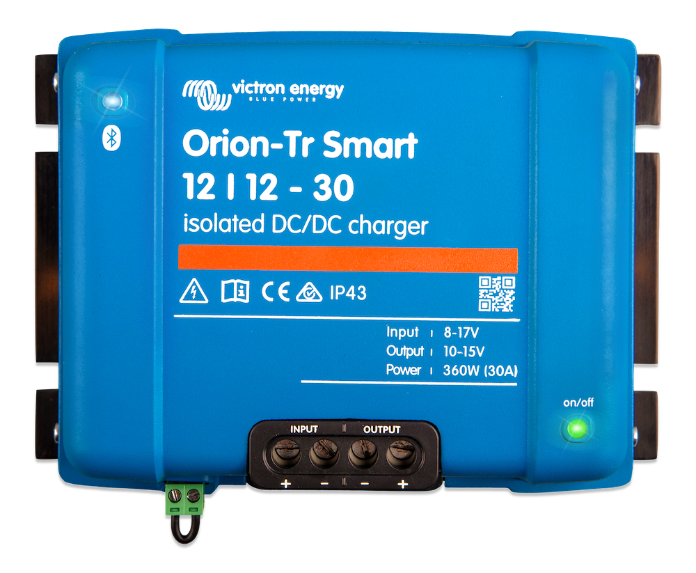 Orion Tr Smart 12V/12V 30A 360W Isolated DC-DC Battery Charger for RVs, Boats & Off-Grid Power Systems - Perfect for Solar & Vehicle Applications