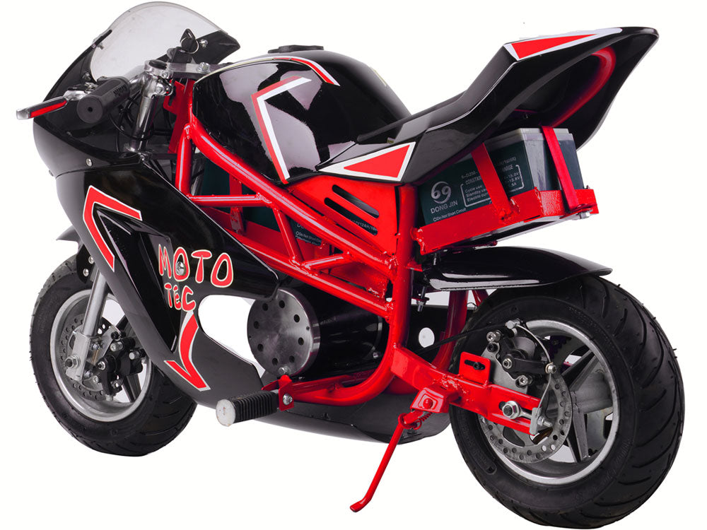 500W 36V Venom Electric Mini Pocket Bike - High-Speed Kids & Adults Off-Road Fun, Commuting & Backyard Racing