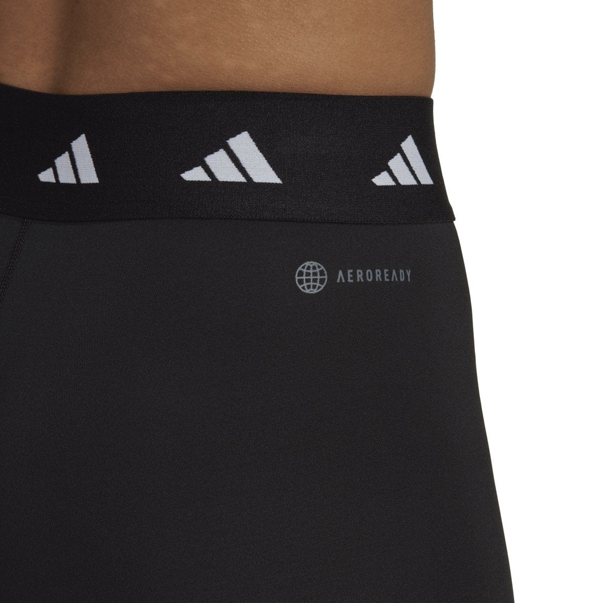 Adidas Women's TechFit Black Bike Short Tights - High-Performance Workout & Cycling Leggings for Running, Gym, and Yoga