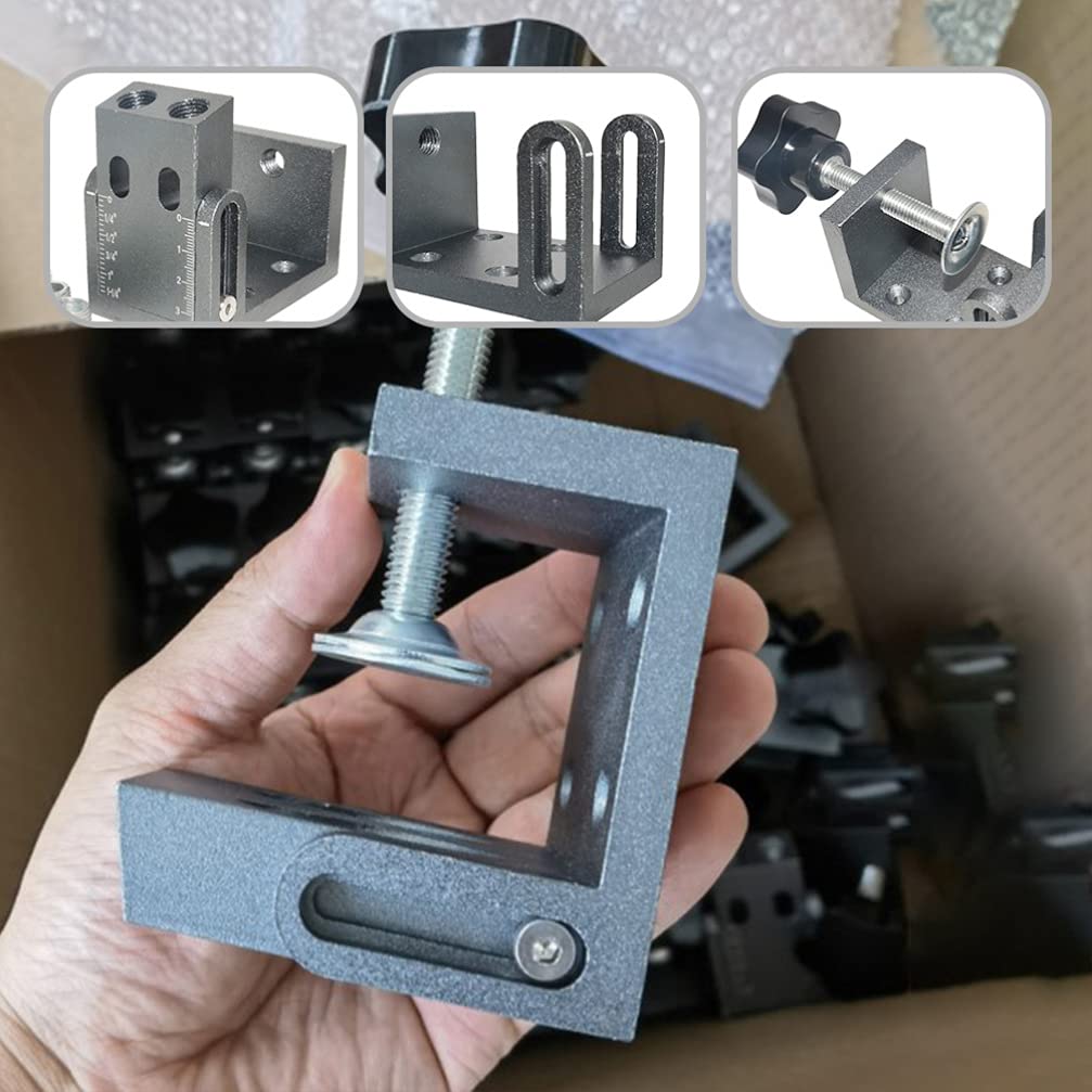 1 Set Hole Positioning Tool - Precision Drill Guide for Accurate Holes, Punch & Drilling Positioner with Inclined Hole Feature | Perfect Woodworking Supplies for DIY Projects & Professional Carpentry