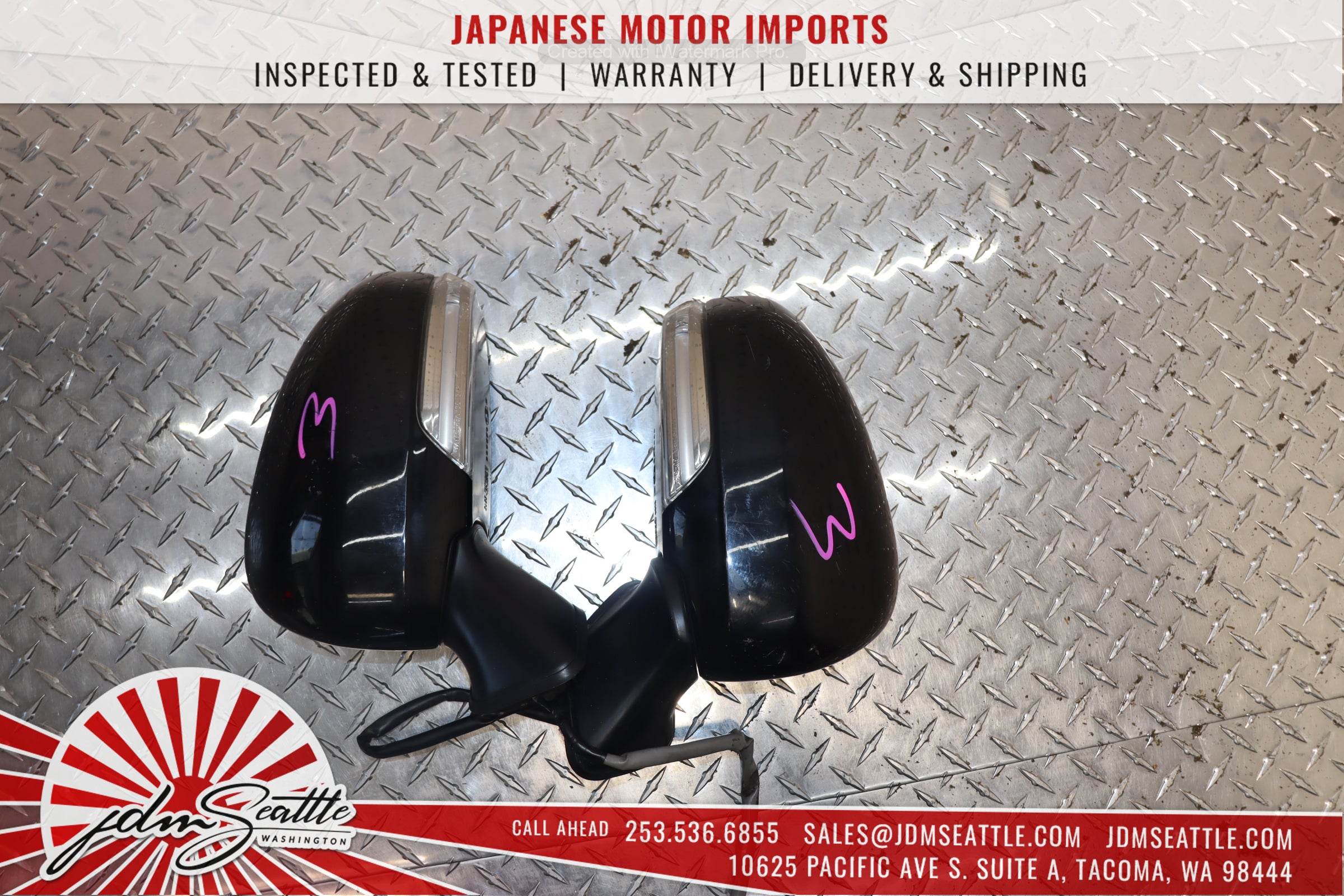 JDM 10-15 Toyota Prius Hybrid Front Bumper Replacement with Hood & Fenders in Black - Perfect for Car Restoration & Customization Projects