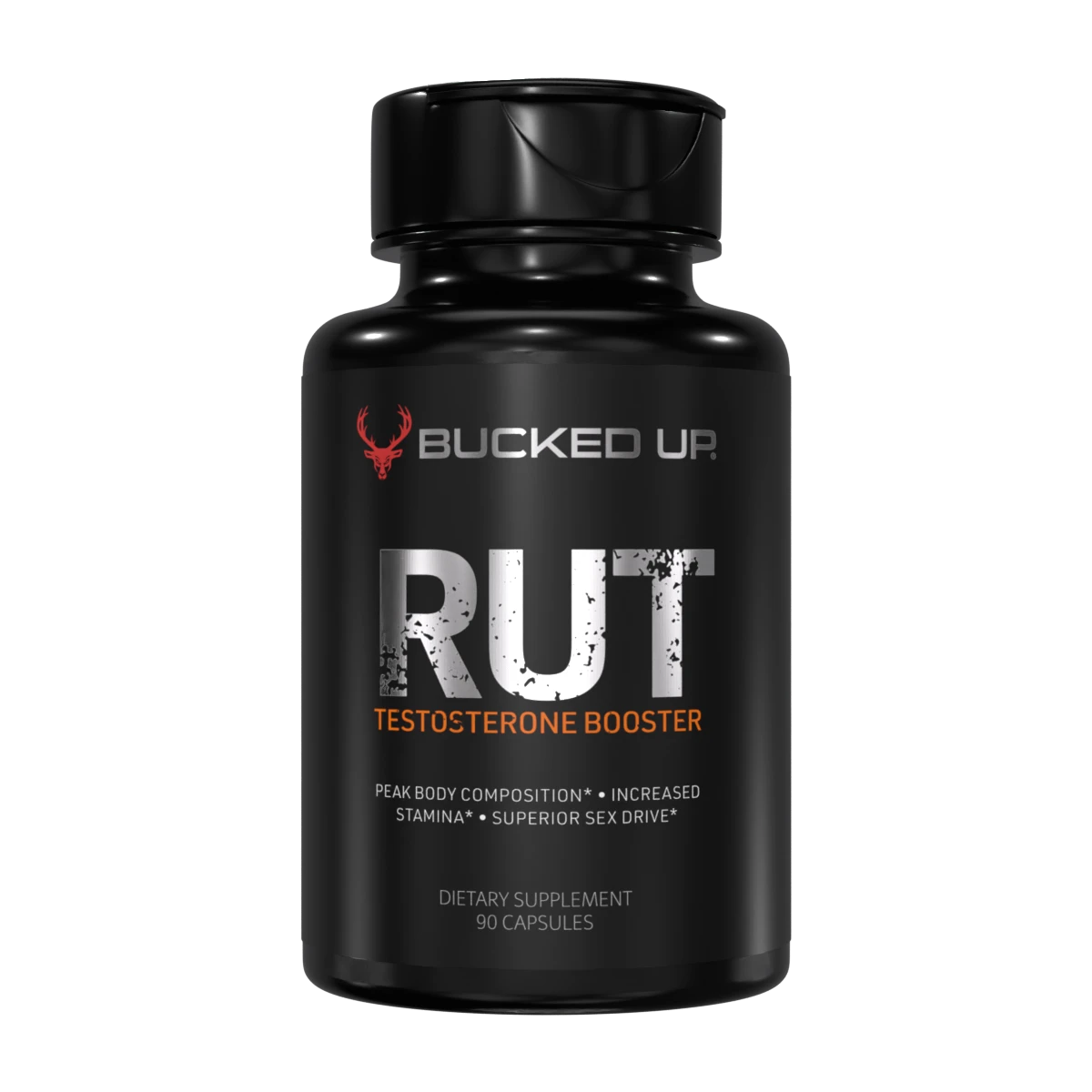 Bucked Up RUT 90 Capsules - Natural Energy & Focus Supplement for Workout, Gym & Daily Performance - Boost Stamina & Mental Clarity