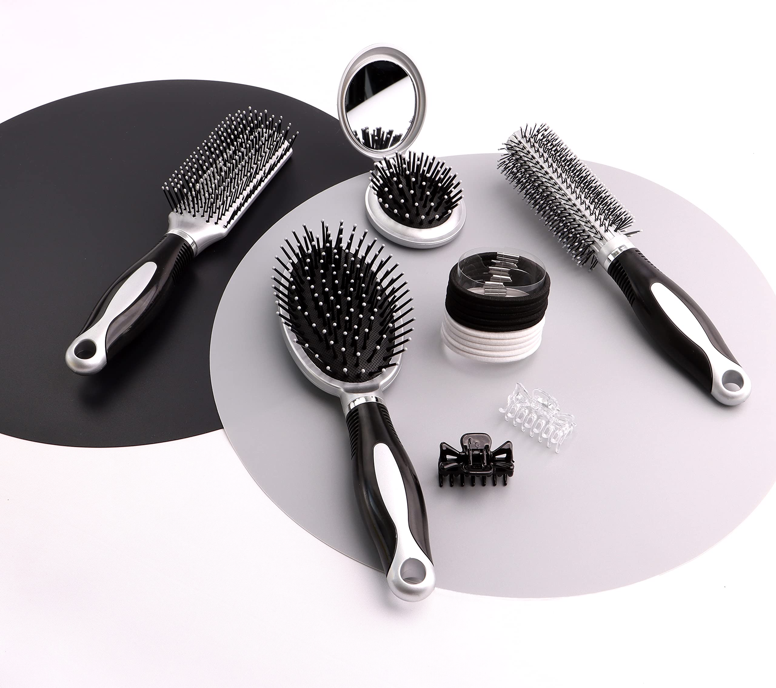 DIVCHI 16-Piece Hair Care Kit - Curling & Styling Brushes for Women & Girls | Salon & Travel Use