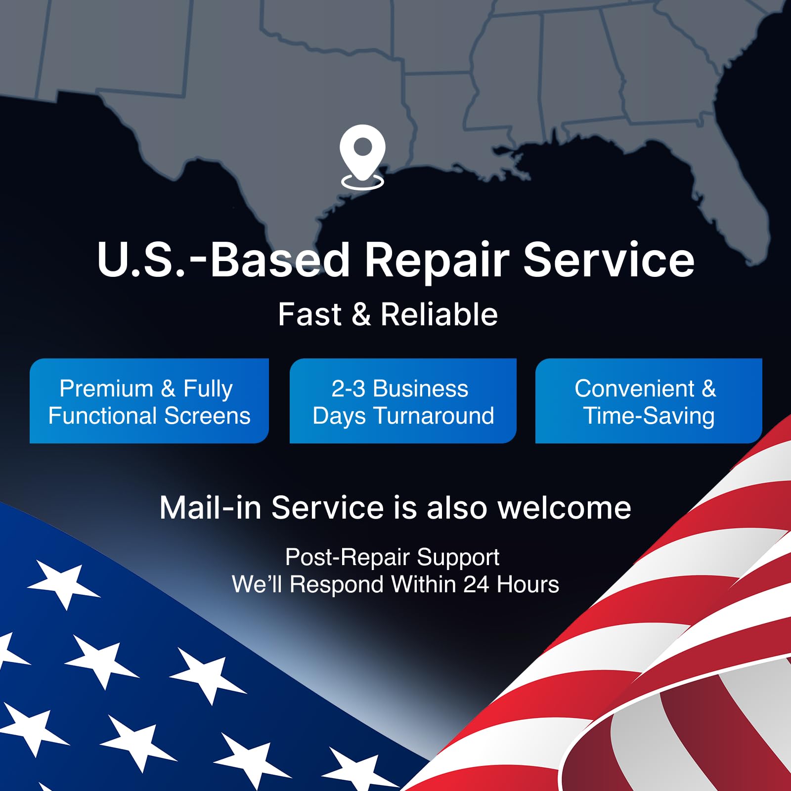 Original OEM Pull Screen Replacement for iPad Air 2 9.7